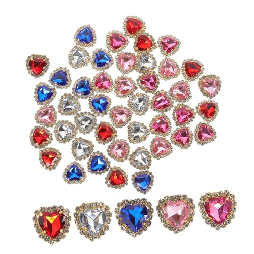 DIYEAH 50 Stück Herzförmige Krallen Strasssteine Diy Dekorationsmaterialien für Kleidung Schmuck und Handwerk Verschiedenen Farben für Kreative Projekte Langlebig und Vielseitig DIYEAH 50 Stück Herzförmige Krallen Strasssteine Diy Dekorationsmaterialien für Kleidung Schmuck und Handwerk Verschiedenen Farben für Kreative Projekte Langlebig und Vielseitig von DIYEAH