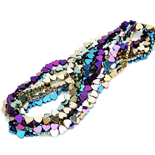 DIYEAH 50 Stück Hollow Herzperlen Grün Plattierte Steinperlen für Diy Schmuck Armbänder Kreative Bastelzubehör für Designs von DIYEAH