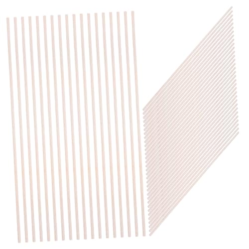 DIYEAH 50 Stück Holzstäbchen Quadratische Holzleisten für Diy Bastelprojekte Modellbau und Dekoration Leicht und Unbehandelt für Kreative Anwendungen DIYEAH 50 Stück Holzstäbchen Quadratische Holzleisten für Diy Bastelprojekte Modellbau und Dekoration Leicht und Unbehandelt für Kreative Anwendungen von DIYEAH