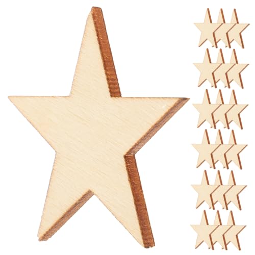 DIYEAH 50 Stück Holzsterne Unbehandelte Holzscheiben zum Basteln DIY Holzchips für Kreative Dekoration Weihnachten Hochzeit Party Kinderhandwerk DIYEAH 50 Stück Holzsterne Unbehandelte Holzscheiben zum Basteln DIY Holzchips für Kreative Dekoration Weihnachten Hochzeit Party Kinderhandwerk von DIYEAH