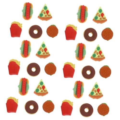 DIYEAH 50 Stück Mini Lebensmittelspezialitäten Radiergummis für Süße Hamburger Hot Dogs und Pommes Frites als Belohnungen im Klassenzimmer Party und Schulbedarf DIYEAH 50 Stück Mini Lebensmittelspezialitäten Radiergummis für Süße Hamburger Hot Dogs und Pommes Frites als Belohnungen im Klassenzimmer Party und Schulbedarf von DIYEAH