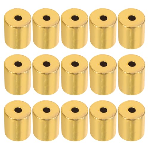 DIYEAH 50 Stück Ohrring-Verschlüsse als Ersatz: Ohrstecker-Verschlüsse aus Kupfer für Ohrstecker – Ohrring-Zubehör im kleinen Zylinder-Design für Frauen von DIYEAH