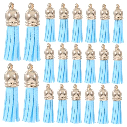 DIYEAH 50 Stück PU Leder Quasten für Schlüsselanhänger Farbige Anhänger zum Basteln Langlebige DIY Schmuck Taschenverzierung Leicht und Kompakt für Vielseitige Accessoires DIYEAH 50 Stück PU Leder Quasten für Schlüsselanhänger Farbige Anhänger zum Basteln Langlebige DIY Schmuck Taschenverzierung Leicht und Kompakt für Vielseitige Accessoires von DIYEAH