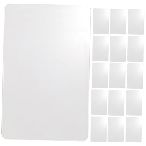DIYEAH 50 Stück PVC Blanko Karten Vielseitige Diy Preisschilder Beidseitig Beschreibbar für Kreative Projekte Etiketten und Personalisierte Nachrichten von DIYEAH