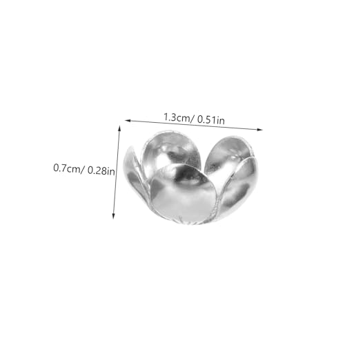 DIYEAH 50 Stück Perlenkappen Blumenform Diy Schmuckzubehör Leicht für Armbänder Halsketten Bastelbedarf Perlen Endkappen Perlensets Zubehör DIYEAH 50 Stück Perlenkappen Blumenform Diy Schmuckzubehör Leicht für Armbänder Halsketten Bastelbedarf Perlen Endkappen Perlensets Zubehör von DIYEAH