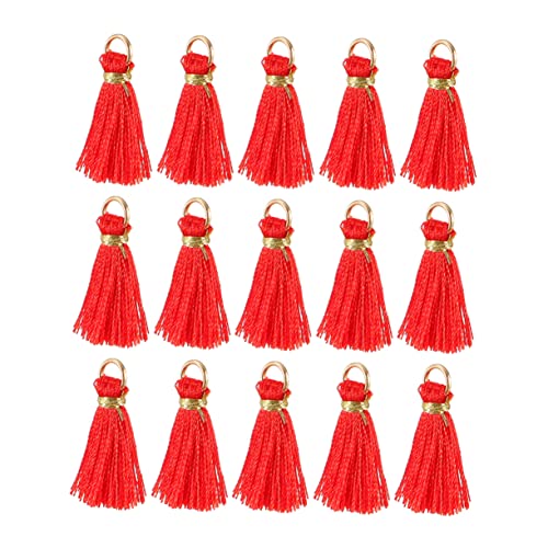 DIYEAH 50stücke Dekorative Quasten Aus Hochwertigem Rayon Mit Goldenem Sprungring Diy Zubehör Für Schmuck Und Bastelprojekte DIYEAH 50stücke Dekorative Quasten Aus Hochwertigem Rayon Mit Goldenem Sprungring Diy Zubehör Für Schmuck Und Bastelprojekte von DIYEAH