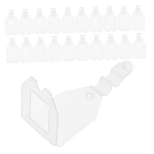 DIYEAH 50 Stück Regal Etikettenhalter Set Wiederverwendbare Kunststoff Preisschilder mit Clip Verschluss für Regale Geschäfte und Supermärkte Klare Sichtbarkeit für Optimale Präsentation von DIYEAH