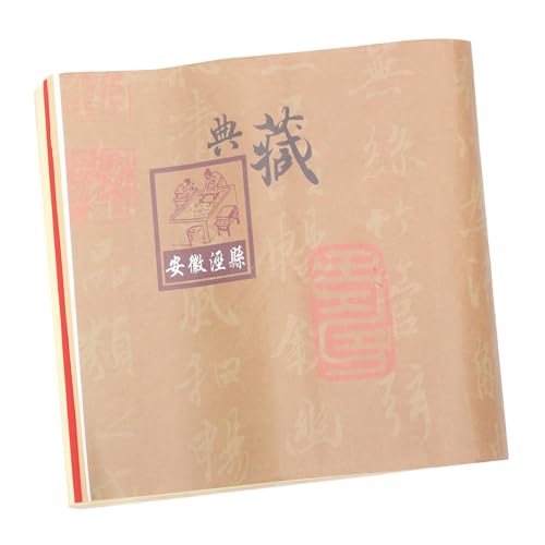DIYEAH 50 Stück Reis Papier letter paper ricepaper kraft paper kraftpapier rice paper sheets Malenpapier Reispapier für Kalligraphie chinesisches Malpapier Schreiben von Xuan-Papier Blue von DIYEAH