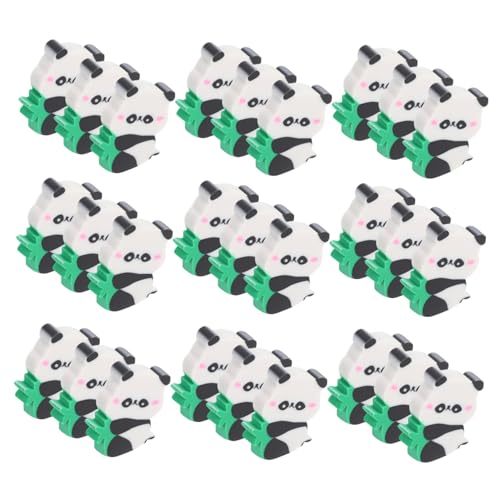DIYEAH 50 Stück Riesenpanda Eraser Radiergummi Panda für Schulbedarf Panda mini radiergummi Zeichnen Zubehör Cartoon-Tier-Radiergummi Radiergummis Sortiment von DIYEAH