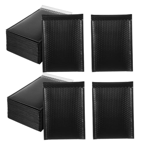 DIYEAH 50 Stück Schwarze Luftpolster Versandtaschen Selbstklebend Gepolstert Privatsphäre Versandumschläge Für Kleidung Accessoires Sicher Robust DIYEAH 50 Stück Schwarze Luftpolster Versandtaschen Selbstklebend Gepolstert Privatsphäre Versandumschläge Für Kleidung Accessoires Sicher Robust von DIYEAH