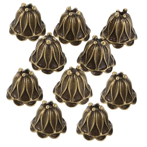 DIYEAH 50 Stück Vintage Blumen Bead Caps aus Legierung Blumen Spacer Perlen für Schmuckherstellung Robust und Anlaufsicher Geeignet für Armbänder Halsketten Ohrringe DIY Zubehör von DIYEAH