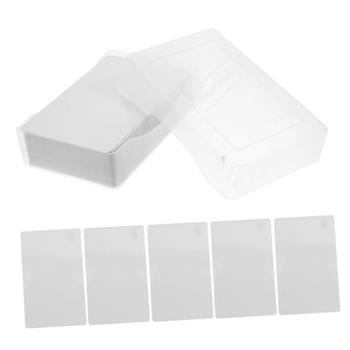 DIYEAH 50 Stück Visitenkarte Aus Metall Leeres Geschäft Kartenrohlinge Einladung Visitenkarten Leere Karten Namenskarten Druckbar Graviert Leerzeichen Aluminiumlegierung Weiß von DIYEAH