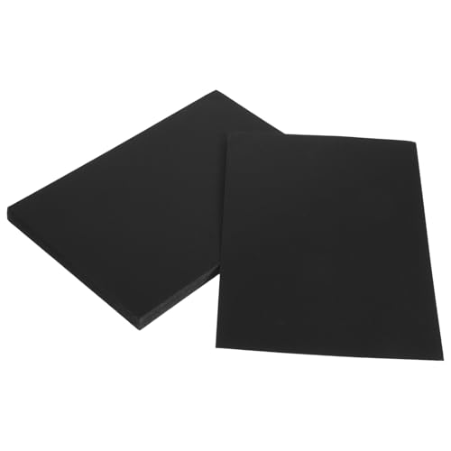 DIYEAH 50 Stück schwarzes Druckerpapier zeichenpapier halloween dekoration Schwarzes Papier für Karten Schneidepapier Schwarze Karte strukturierter Karton schwarzes Seidenpapier Black von DIYEAH