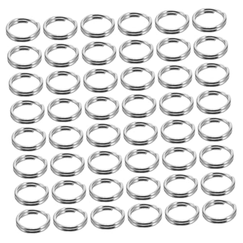 DIYEAH 500 Stück Edelstahl Doppelschlaufen Schlüsselringe Verschleißfest Rostfrei für DIY Schmuck Schlüsselanhänger Auto Büro Langlebige Kleine Verbindungselemente DIYEAH 500 Stück Edelstahl Doppelschlaufen Schlüsselringe Verschleißfest Rostfrei für DIY Schmuck Schlüsselanhänger Auto Büro Langlebige Kleine Verbindungselemente von DIYEAH