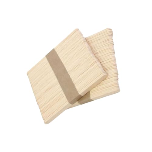 DIYEAH 50Stücke DIY Holz Craft Sticks Umweltfreundliche Holzstäbchen für Bastelprojekte für Gruppenaktivitäten Geschmacksneutral von DIYEAH