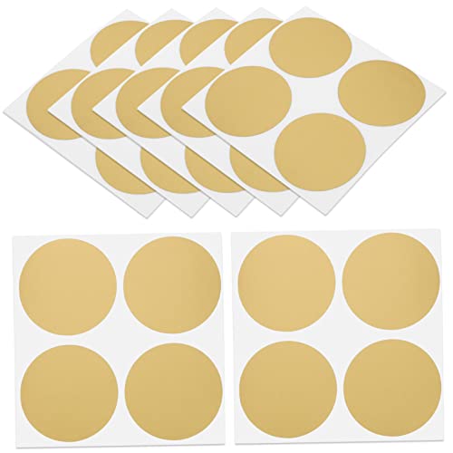 DIYEAH 50Stücke Goldene Aufkleber DIY Sticker für Spiele und Party Requisiten für Geburtstagsfeiern Hochzeiten und Kreative Projekte Selbstklebende von DIYEAH