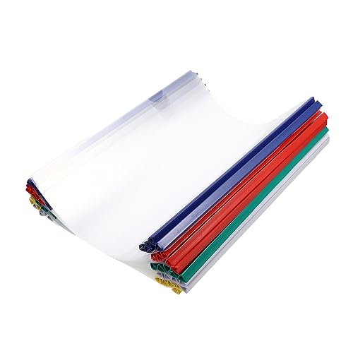 DIYEAH 50Stücke Transparente Dateiordner mit Zugstange Ordner zur Aufbewahrung von Dokumenten für Schule Büro und Zuhause Vielseitig Einsetzbar für Testpapierclips von DIYEAH