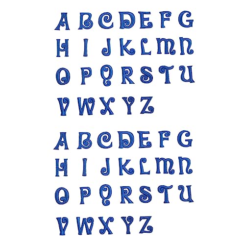DIYEAH 52 Stück Alphabet Aufnäher Gestickte Buchstaben Patches zum Aufbügeln für Kleidung und DIY Projekte Hochwertige Langlebige Stoffaufnäher Blau für Jacken Jeans und Bastelarbeiten DIYEAH 52 Stück Alphabet Aufnäher Gestickte Buchstaben Patches zum Aufbügeln für Kleidung und DIY Projekte Hochwertige Langlebige Stoffaufnäher Blau für Jacken Jeans und Bastelarbeiten von DIYEAH