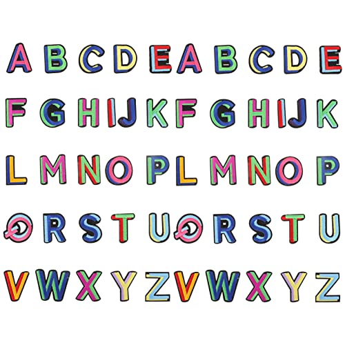 DIYEAH 52 Stück Teiliges Bunte Bügelbuchstaben Patches aus Strapazierfähige Alphabet Appliques zum Aufbügeln für Kleidung Taschen Jeans Hüte DIY Bastelprojekte Dekorative Textilaufnäher DIYEAH 52 Stück Teiliges Bunte Bügelbuchstaben Patches aus Strapazierfähige Alphabet Appliques zum Aufbügeln für Kleidung Taschen Jeans Hüte DIY Bastelprojekte Dekorative Textilaufnäher von DIYEAH
