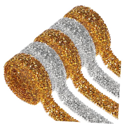 DIYEAH 5Rollen Selbstklebendes Strassband und Glitzernde Dekorationsbänder für DIY Kunsthandwerk für Handys Notizbücher Fotoalben und Mehr DIYEAH 5Rollen Selbstklebendes Strassband und Glitzernde Dekorationsbänder für DIY Kunsthandwerk für Handys Notizbücher Fotoalben und Mehr von DIYEAH