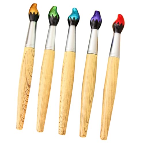 DIYEAH 5Stücke Holz Kugelschreiber Schreibstifte und Stilvolle Geschenkidee für Büro und Langlebig und Ergonomisch von DIYEAH