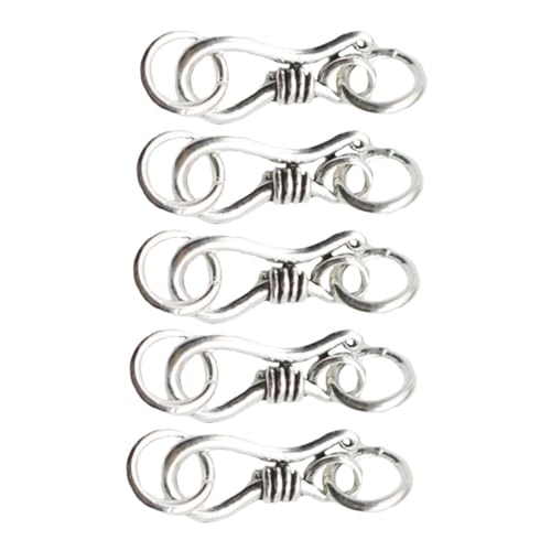 DIYEAH 5Stücke S Haken Schmuckverschluss für Armbänder und für Schmuckherstellung Leicht und Elegant für Kreative Bastelprojekte von DIYEAH