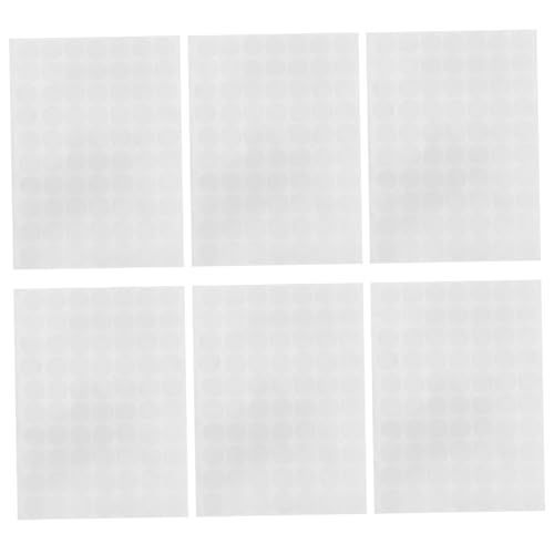 DIYEAH 6 Blätter doppelseitiges klebeband klar lacksicherer Wandkleber durchsichtige Klebepads Kleberaufkleber Klebepads doppelseitig Foto-Wandaufkleber Acryl Transparent von DIYEAH