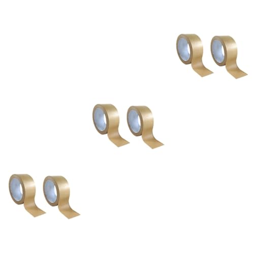 DIYEAH 6 Rollen Kraftpapier Klebebänder mit Starker Klebkraft Wasser Abriebfest für Geschenkverpackung DIY Bastelarbeiten und Dekorative Papierband Anwendungen DIYEAH 6 Rollen Kraftpapier Klebebänder mit Starker Klebkraft Wasser Abriebfest für Geschenkverpackung DIY Bastelarbeiten und Dekorative Papierband Anwendungen von DIYEAH