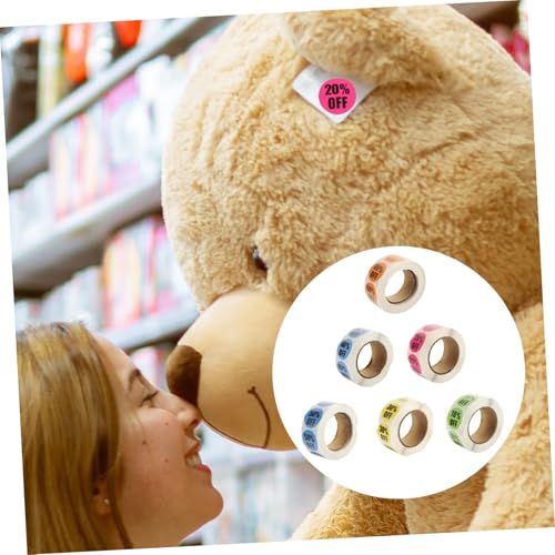 DIYEAH 6 Rollen Selbstklebende Rabatt etiketten Aufkleber für Einzelhandel Verkaufspreise Stark Haftende Preisschilder für Supermarkt Laden Wiederverkauf Praktische und Leicht Abziehbare DIYEAH 6 Rollen Selbstklebende Rabatt etiketten Aufkleber für Einzelhandel Verkaufspreise Stark Haftende Preisschilder für Supermarkt Laden Wiederverkauf Praktische und Leicht Abziehbare von DIYEAH