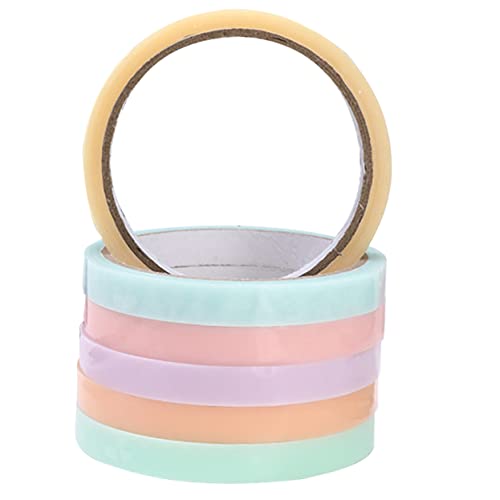 DIYEAH 6 Rollen klebriges Ballband Streifen farbiges Band Farbband klebrige Bälle Klebstoff bastelzeug spielsachen tapes Haushaltszubehör Dekompressionskugeln Klebeband Plastik DIYEAH 6 Rollen klebriges Ballband Streifen farbiges Band Farbband klebrige Bälle Klebstoff bastelzeug spielsachen tapes Haushaltszubehör Dekompressionskugeln Klebeband Plastik von DIYEAH