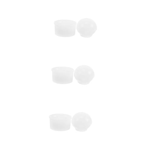 DIYEAH 6 Stck. Silikonformen Kugelförmig Kristallkugel Gussform für Epoxidharz und Silikon DIY Resin Art Moulds mit Einfacher Entformung für Kreative Bastelprojekte von DIYEAH