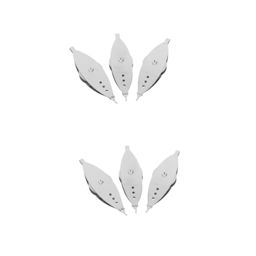 DIYEAH 6 Stck. Teiliges Metall Schiffchen aus Hochwertiger Leichtes Langlebiges Web und Strickwerkzeug für Spitzenherstellung Handliches Nähzubehör für Präzises Handarbeiten DIYEAH 6 Stck. Teiliges Metall Schiffchen aus Hochwertiger Leichtes Langlebiges Web und Strickwerkzeug für Spitzenherstellung Handliches Nähzubehör für Präzises Handarbeiten von DIYEAH