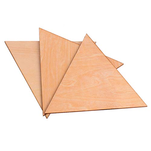 DIYEAH 6 Stück 160 Mm Große Lindenholz-Dreiecksscheiben – Naturbeige Holzornamente Für Bastelarbeiten Wohndekoration Hochzeit DIYEAH 6 Stück 160 Mm Große Lindenholz-Dreiecksscheiben – Naturbeige Holzornamente Für Bastelarbeiten Wohndekoration Hochzeit von DIYEAH