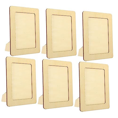 DIYEAH 6 Stück Bilderrahmen Papprahmen Bastelsets Für Aktivitäten Für Handwerk Für Bastelaufkleber Veränderliche Kunstwerkerahmen Kinderhandwerk Beige Holz DIYEAH 6 Stück Bilderrahmen Papprahmen Bastelsets Für Aktivitäten Für Handwerk Für Bastelaufkleber Veränderliche Kunstwerkerahmen Kinderhandwerk Beige Holz von DIYEAH