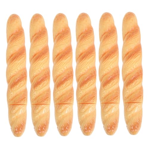 DIYEAH 6 Stück Brot-kugelschreiber Realistische Brotform Schreibstifte Kreative Lebensmittel-designs Baguette Stück für Schule Büro Erwachsene von DIYEAH