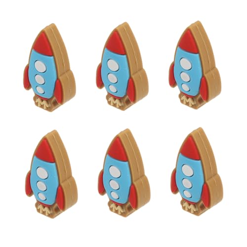 DIYEAH 6 Stück Cartoon Bleistiftverlängerungen PVC Bleistiftmützen für Schutzkappen und Praktische Bleistiftspitzenabdeckungen für Spaß Beim Schreiben von DIYEAH