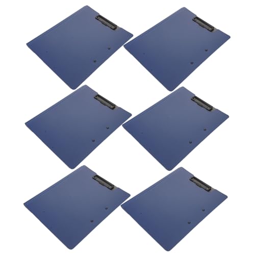 DIYEAH 6 Stück Doppelclip Klemmbrett Schreibmappe Teiliges Stabile Klemmbretter mit Flachem Clip Beidseitig Nutzbar für Büro Schule Mobile Dokumentenhalter Horizontal Vertikal DIYEAH 6 Stück Doppelclip Klemmbrett Schreibmappe Teiliges Stabile Klemmbretter mit Flachem Clip Beidseitig Nutzbar für Büro Schule Mobile Dokumentenhalter Horizontal Vertikal von DIYEAH