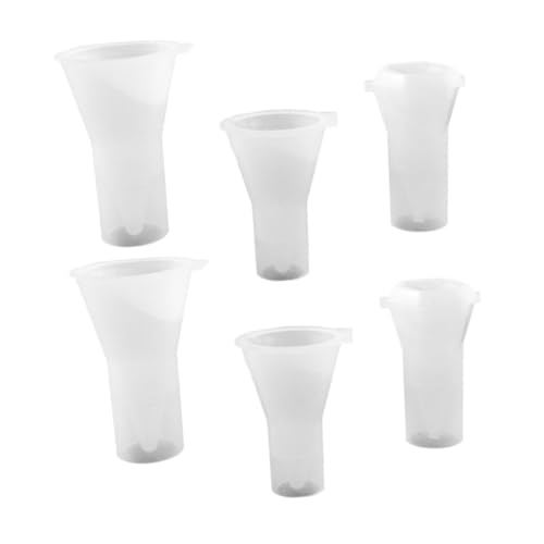 DIYEAH 6 Stück Flexible DIY Molds für Ringhalter und Anhänger Hochpräzise Epoxidharz Schmuckformen für Kreative Projekte von DIYEAH