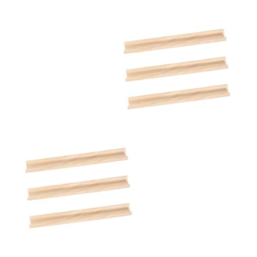 DIYEAH 6 Stück Holz Domino Racks Natur Holz Dominohalter Stabil für Mexican Train Mahjong Wooden Tile Display Rack Dekorativ für Schreibtisch und Regal DIYEAH 6 Stück Holz Domino Racks Natur Holz Dominohalter Stabil für Mexican Train Mahjong Wooden Tile Display Rack Dekorativ für Schreibtisch und Regal von DIYEAH