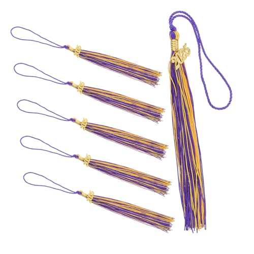 DIYEAH 6 Stück Junggesellenhut Quaste abschluss Abschlussgeschenke Abschlussdeckel für Kappe Anhänger für Abschlussquaste Mini-Abschlussquasten Abschlusskappen-Anhänger Polyester DIYEAH 6 Stück Junggesellenhut Quaste abschluss Abschlussgeschenke Abschlussdeckel für Kappe Anhänger für Abschlussquaste Mini-Abschlussquasten Abschlusskappen-Anhänger Polyester von DIYEAH