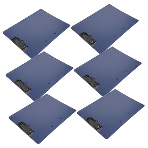 DIYEAH 6 Stück Klemmbrett Mappe mit Doppelclip Beidseitig Verwendbar Sicherer Papierhalter Design Vielseitig für Büro Schule und Unterwegs und Hochformat Schreibbrett DIYEAH 6 Stück Klemmbrett Mappe mit Doppelclip Beidseitig Verwendbar Sicherer Papierhalter Design Vielseitig für Büro Schule und Unterwegs und Hochformat Schreibbrett von DIYEAH
