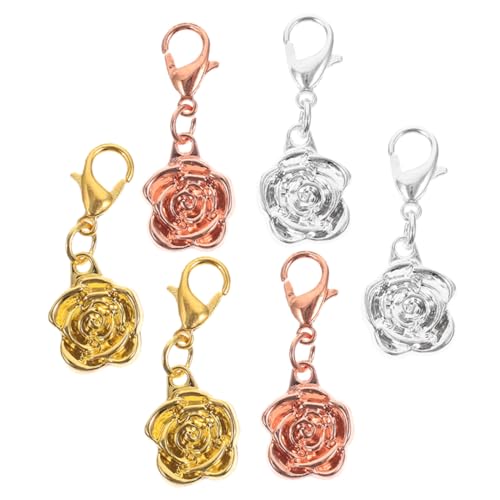 DIYEAH 6 Stück Magnetverschluss für Schmuck Form Dekorative Verbindungselemente für Armbänder und Diy Schmuckverlängerung Silber Gold Roségold von DIYEAH