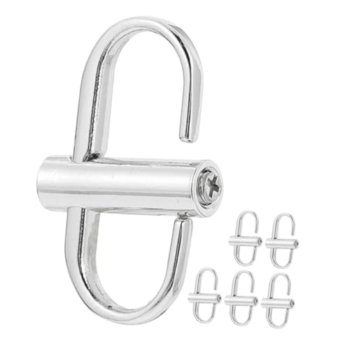 DIYEAH 6 Stück Metall Kettentaschen Verlängerer Verstellbare Gurtkettenschnallen Langlebig Kompakt Leichte DIY Taschenzubehör für Präzise Kettenlängenanpassung von DIYEAH