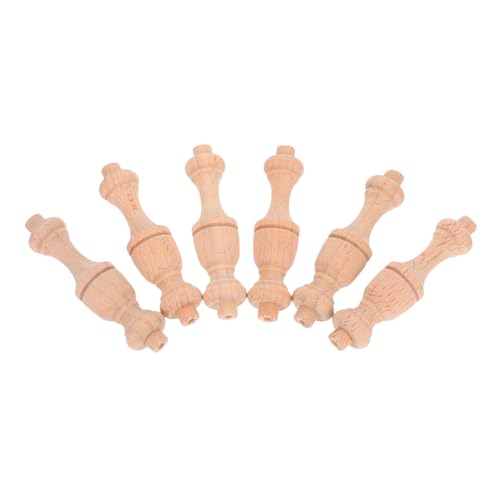 DIYEAH 6 Stück Mini Römische Säulen Dekorative Spindeln für Treppen Möbelreparatur und Diy Projekte Elegantes Gourd Design Vielseitige Anwendung für Holzornamente und Dekoration DIYEAH 6 Stück Mini Römische Säulen Dekorative Spindeln für Treppen Möbelreparatur und Diy Projekte Elegantes Gourd Design Vielseitige Anwendung für Holzornamente und Dekoration von DIYEAH