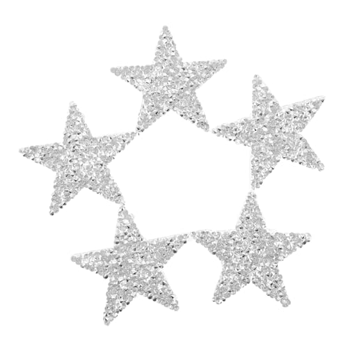 DIYEAH 6 Stück Rhinestone Aufnäher mit Kleber für Diy Kleidung Kreative Dekoration für Hochzeiten Partys für Schnelle Anwendungen DIYEAH 6 Stück Rhinestone Aufnäher mit Kleber für Diy Kleidung Kreative Dekoration für Hochzeiten Partys für Schnelle Anwendungen von DIYEAH