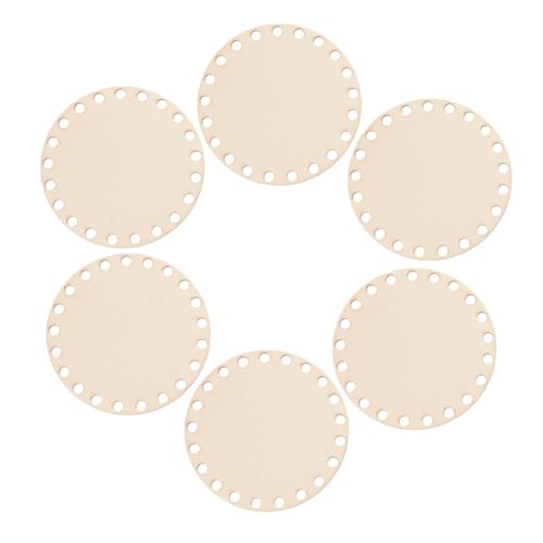 DIYEAH 6 Stück Runde Holz Korbböden Naturfarben Diy Häkelkorb Boden Blank Bastelbasis zum Bemalen und Gestalten für Handarbeit und Strickprojekte DIYEAH 6 Stück Runde Holz Korbböden Naturfarben Diy Häkelkorb Boden Blank Bastelbasis zum Bemalen und Gestalten für Handarbeit und Strickprojekte von DIYEAH