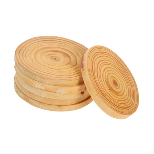DIYEAH 6 Stück Runde Holzscheiben Dicke Naturholzrohlinge für Diy Malerei und Bastelprojekte Vielseitige Holzornamente als Rustikale Untersetzer und Dekoration DIYEAH 6 Stück Runde Holzscheiben Dicke Naturholzrohlinge für Diy Malerei und Bastelprojekte Vielseitige Holzornamente als Rustikale Untersetzer und Dekoration von DIYEAH