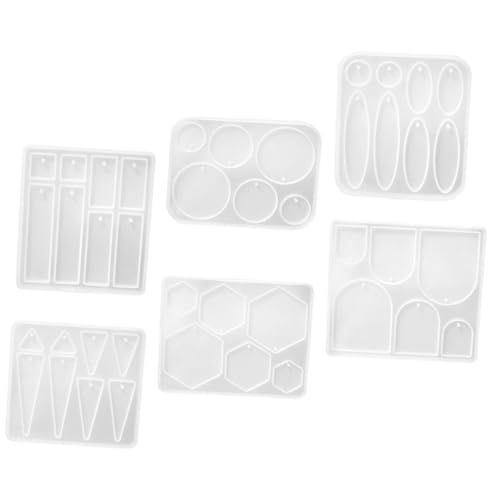 DIYEAH 6 Stück Silikon Gießform Teilig für Schmuckherstellung Geometrische Ohrhänger Anhänger und Schlüsselanhänger Flexibel Wiederverwendbar und Leicht zu Reinigen für Diy Projekte mit DIYEAH 6 Stück Silikon Gießform Teilig für Schmuckherstellung Geometrische Ohrhänger Anhänger und Schlüsselanhänger Flexibel Wiederverwendbar und Leicht zu Reinigen für Diy Projekte mit von DIYEAH