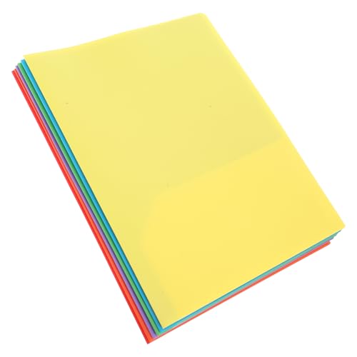 DIYEAH 6 Stück Taschenordner dokumentenmappe bürobedarf präsentationsordner büromaterial Dokumentenordner Ordner mit Zinken Japanische Ordner für die Schule Aktenordner Briefordner von DIYEAH