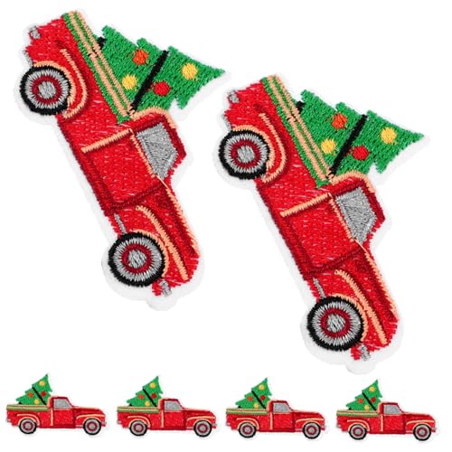 DIYEAH 6 Stück Teiliges Bestickte Weihnachtsbaum Patches zum Aufbügeln Langlebige Diy Applikationen für Kleidung Rucksäcke und Hosen Farbenfrohes Xmas Design Einfache Reparatur von DIYEAH 6 Stück Teiliges Bestickte Weihnachtsbaum Patches zum Aufbügeln Langlebige Diy Applikationen für Kleidung Rucksäcke und Hosen Farbenfrohes Xmas Design Einfache Reparatur von von DIYEAH